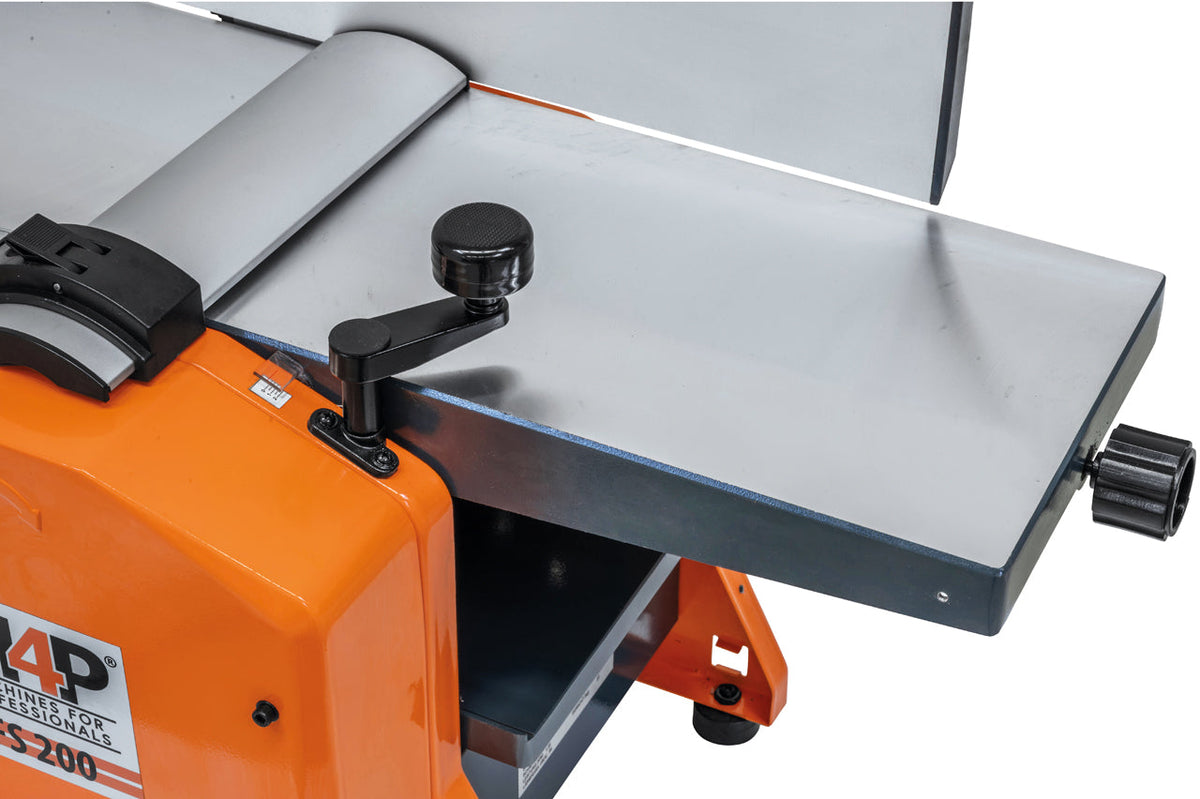 Abricht- und Dickenhobelmaschine FS 200 - Einstellhebel