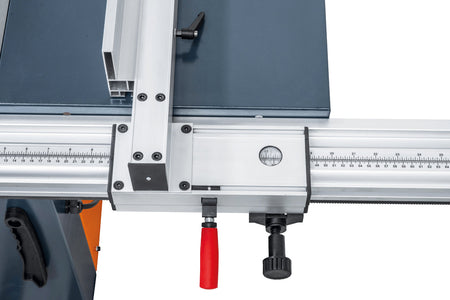 Formatkreissäge FKS 1600 eco / 400 V – Feineinstellung Parallelanschlag
