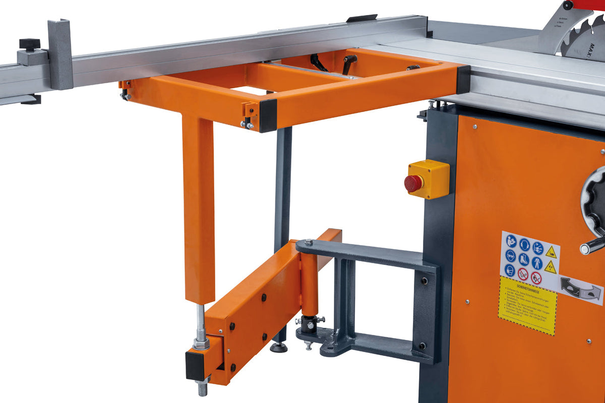 Formatkreissäge FKS 1600 / 230 V – Führung Auslegertisch