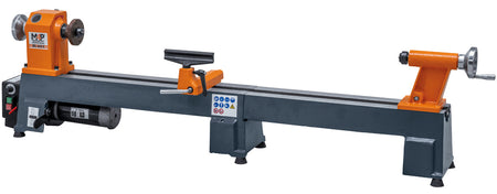Drechselmaschine WL 450 V – Rechtsansicht mit Bettverlängerung