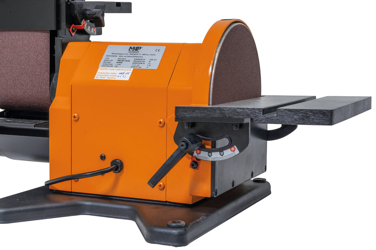 Band- und Tellerschleifer BDS 200 N – tisch links