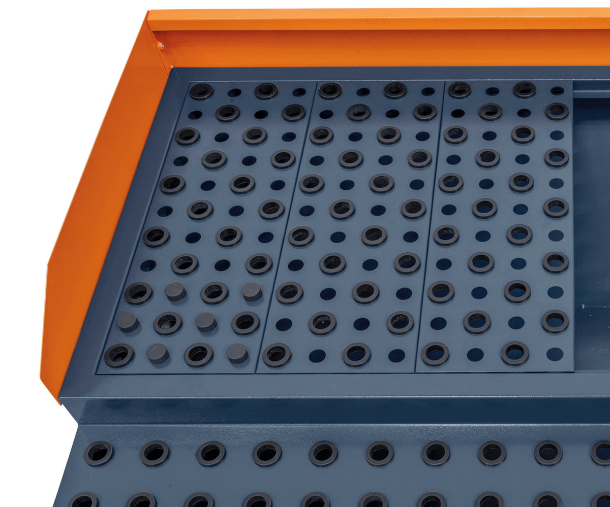 Schleifstaub-Absaugtisch DT 1250 – schleiffläche offen